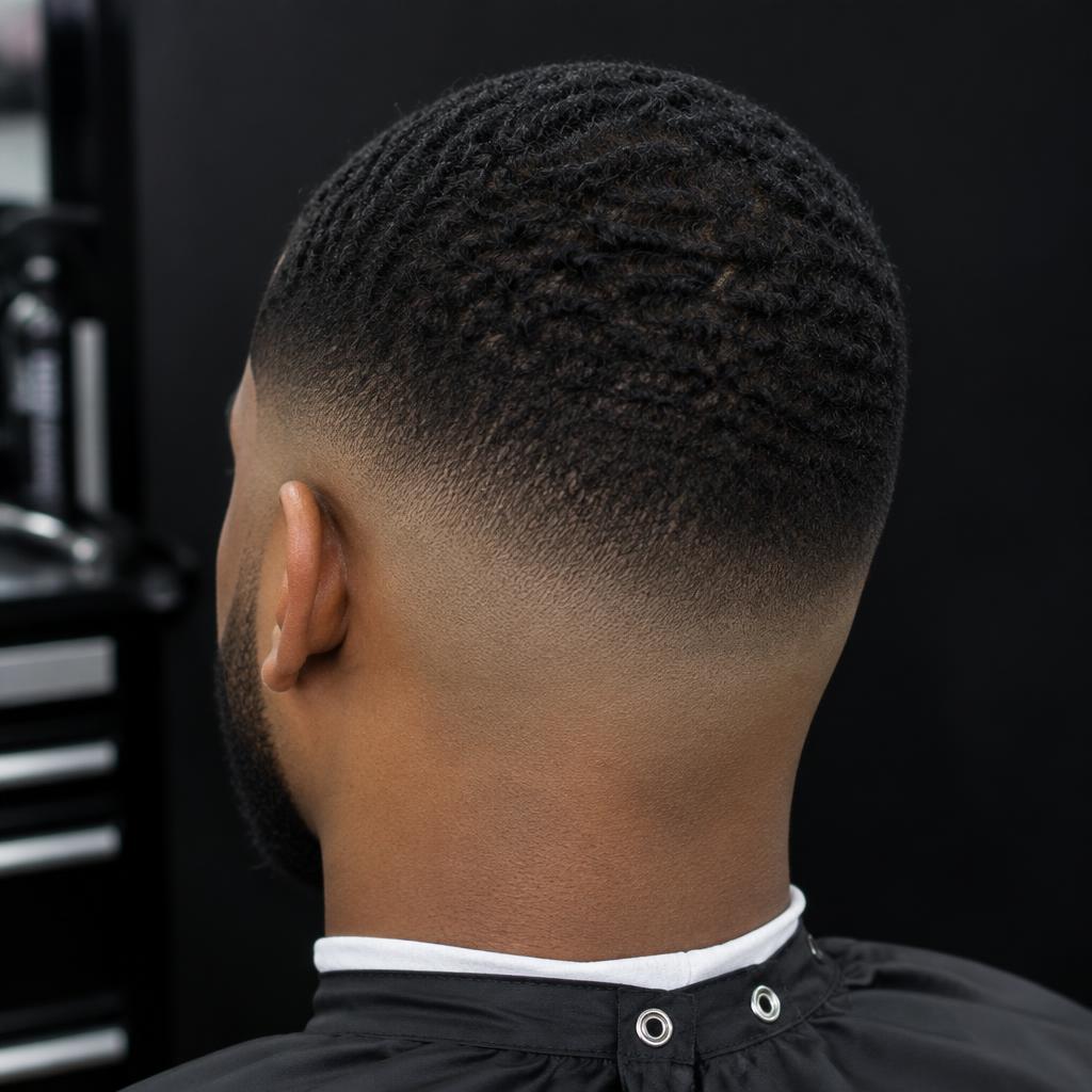 Skin fade with waves